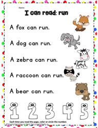 Kindergarten Word Activities 121